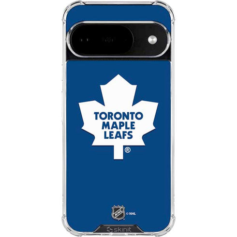 NHL Toronto Maple Leafs Solid Background Google Pixel 10 Clear Case